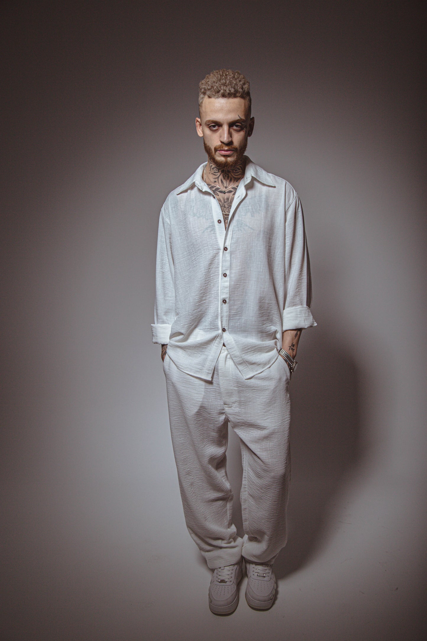 White Linen Shirt