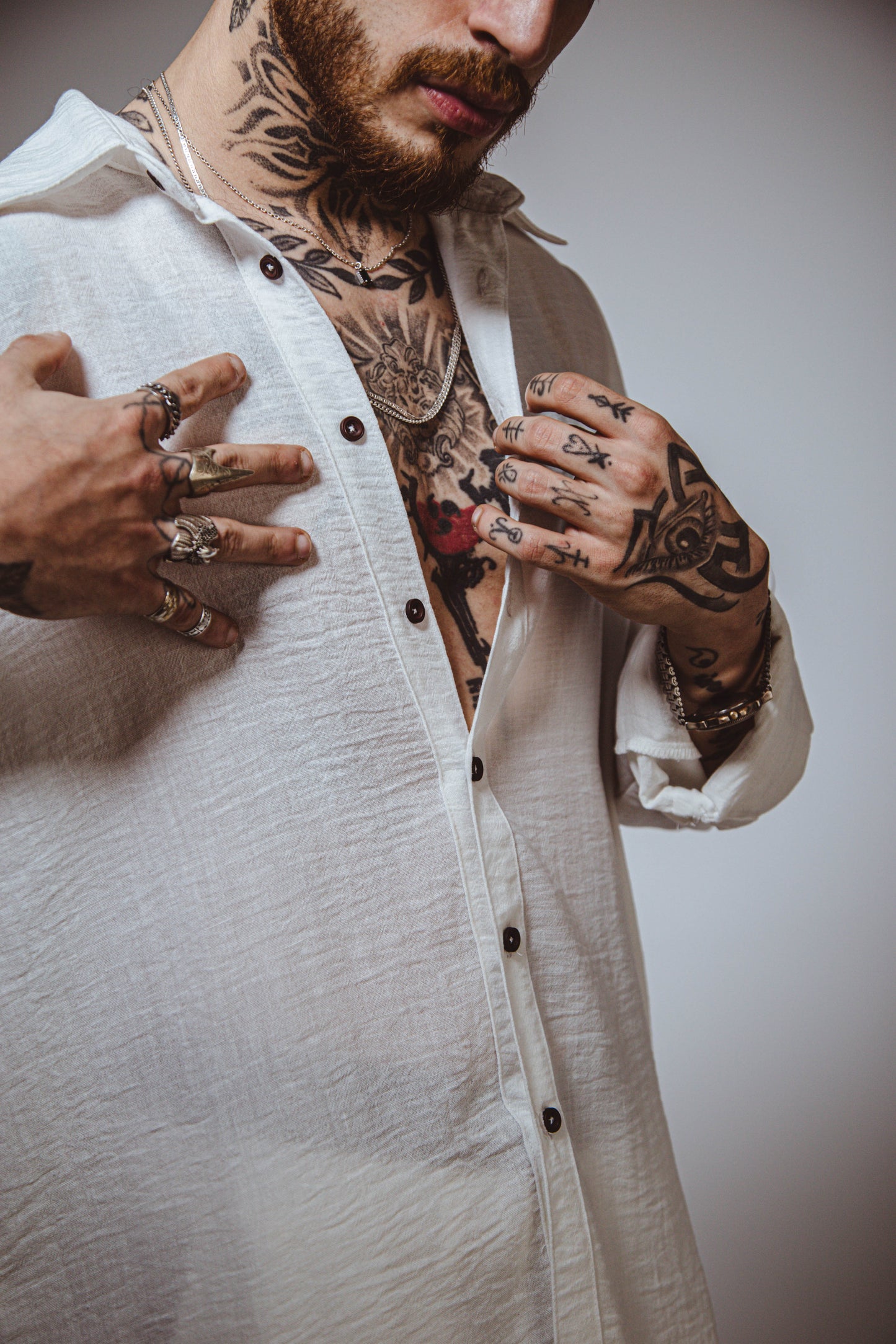 White Linen Shirt