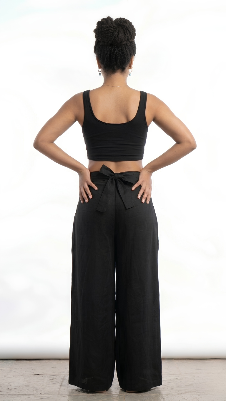 The Wrap Linen Pants