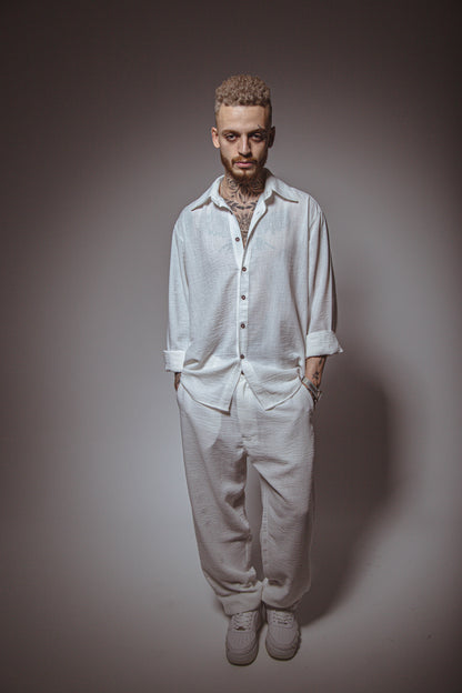 White Linen Shirt