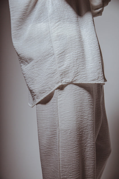 M White Linen Set